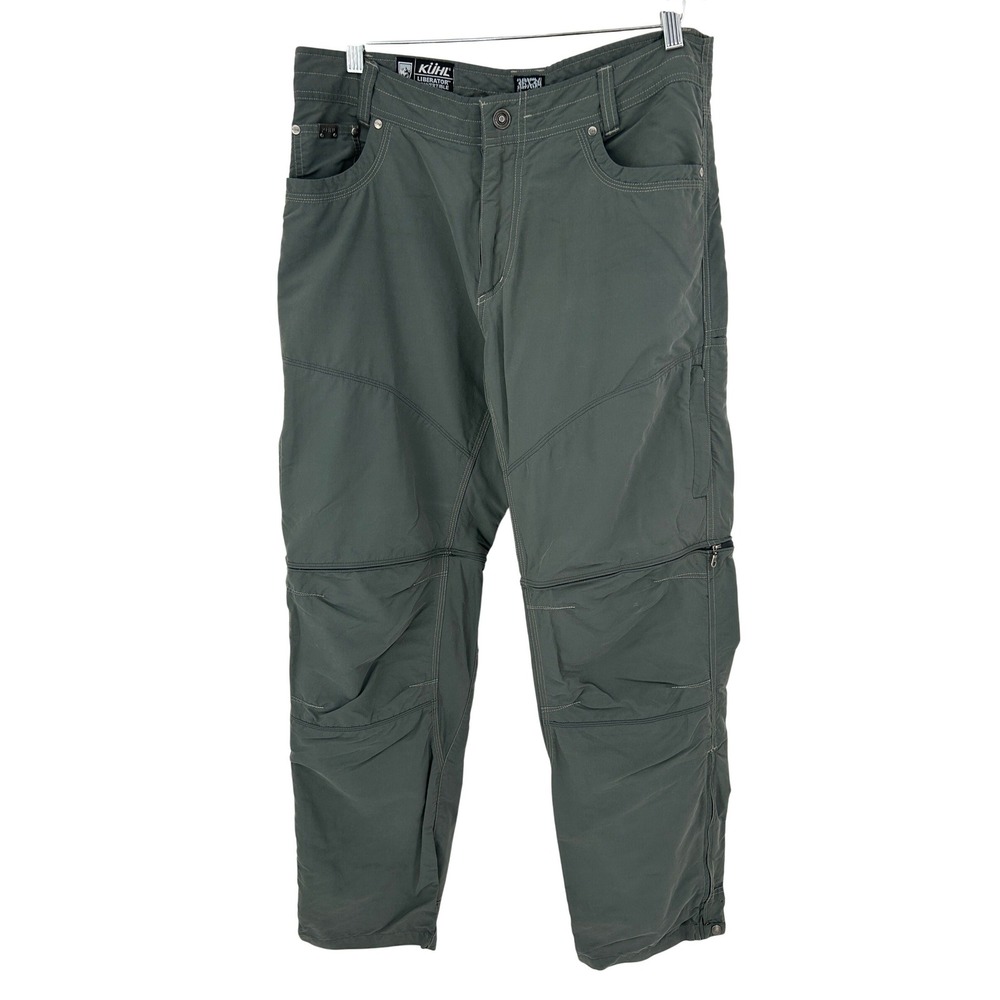 Kuhl Liberator Convertible Pants Mens Cargo Zip Off 36x34 (36x33)